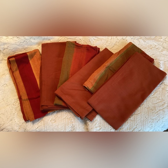 SOLD! Six New Fall Napkins from Pier One - Picture 1 of 3